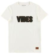 Hound T-shirt - Vit m. 'Vibes