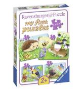 Ravensburger Pussel - My First - 4 Olika - I TrÃ¤dgÃ¥rden