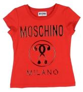 Moschino T-shirt - RÃ¶d m. Logo