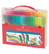 Faber-Castell Tuschpennor - Connector Etui - 80 st - Multi