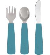 We Might Be Tiny Bestick - 3 Delar - Blue Dusk