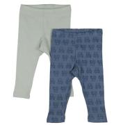 Pippi Baby Leggings - 2-Pack - Blue Mirage