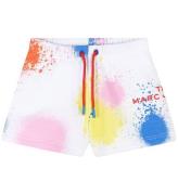 Little Marc Jacobs Sweatshorts - Vit m. MÃ¥la flÃ¤ckar