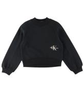 Calvin Klein Sweatshirt - Beskuren - Monogram Off Placerad - Sva