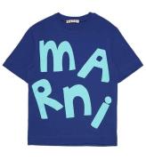 Marni T-shirt - BlÃ¥ m. Turkos