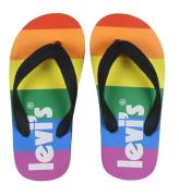 Levis Flip-Flops - South Beach 2.0 - Black/Rainbow