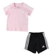 adidas Performance Set - T-shirt/Shorts -  Pink/Svart