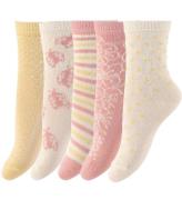 Minymo Strumpor - 5-Pack - Ash Rose