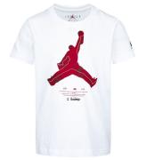 Jordan T-shirt - Jumpman X Nike Action - Vit m. RÃ¶d