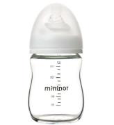 Mininor Nappflaska - Glas - 160 ml - Vit