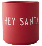 Design Letters Mugg - Cup - Hey Santa - Faded Rose