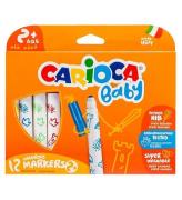 Carioca Baby Tuschpennor - 12 st - FlerfÃ¤rgad