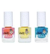 Miss Nella Nagellack - 3-pack - Banana/Under The Sea/Marshma