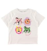 Stella McCartney Kids T-shirt - Vit m. Lions