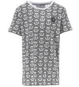 Philipp Plein T-shirt - Svart/Vit m. Logo