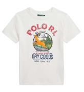 Polo Ralph Lauren T-shirt - Country - Vit m. KrÃ¶nade djur