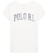 Polo Ralph Lauren T-shirt - Titta Hill - Vit m. MarinblÃ¥
