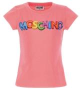 Moschino - T-shirt - Rosa m. Tryck