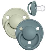 Bibs De Lux Nappar - 2-pack - Silikon - Island Sea/Sage