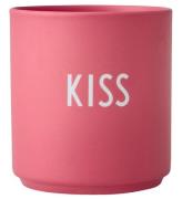 Design Letters Mugg - Favourite Cups - Kiss - Rosa