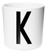 Design Letters Mugg - Vit m. K