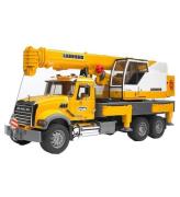 Bruder Arbetsmaskin - Mack Granit Liebherr Kranbil - 02818