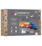 Connetix Magnetset - Transport - 50 Delar - Rainbow