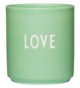 Design Letters Mugg - Favorit Cup - Love - GrÃ¶n