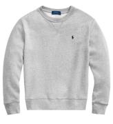 Polo Ralph Lauren Sweatshirt - GrÃ¥melerad m. Logo