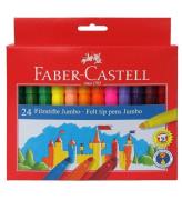 Faber-Castell Tuschpennor - Jumbo - 24 st - FlerfÃ¤rgad