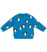 Stella McCartney Kids Sweatshirt - BlÃ¥ m. Pingviner