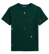 Polo Ralph Lauren T-shirt - GrÃ¶n m. Logotyper