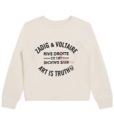 Zadig & Voltaire Sweatshirt - Ivory m. Text