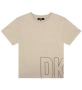 DKNY T-shirt - Stone m. Tryck