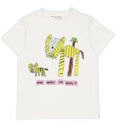 Green Cotton x WWF T-shirt - Balsam Cream m. Tiger