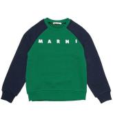 Marni Sweatshirt - GrÃ¶n/MarinblÃ¥