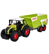 Dickie Toys Traktor - CLAAS Traktor m. Trailer - Ljus/Ljud