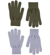 Molo Handskar - Akryl/Ull - 2-pack - Kiddy - Dusty Green