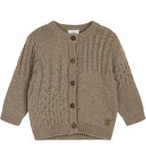 Hust and Claire Cardigan - Stickad - Charli - Deer Brown Melange
