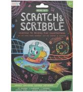 Ooly Scratch & Scribble Mini Set - Galna universum