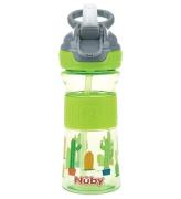 Nuby Vattenflaska m. SugrÃ¶r - 360ml - GrÃ¶n