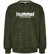 Hummel Sweatshirt - hmlJÃ¤mlikhet - Olive Natt