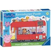 Ravensburger Pussel - 24 Delar - Greta Gris - Formad buss