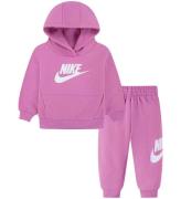Nike Sweatset - Lekfull Rosa m. Vit