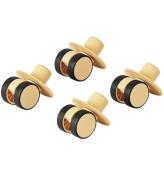 MODU 4x Swirly Wheels - 4-pack - Honey Yellow