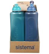 Sistema Dryckesburk - 2-pack - 480 ml - Berg Blue/Teal Stone