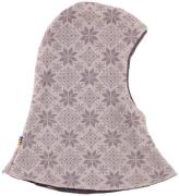 Joha Balaclava Balaclava - Dubbel - Ull - Rosa m. StjÃ¤rnor