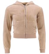 Juicy Couture Cardigan - Velour - Varm Taupe