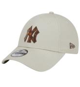 New Era Keps - 9Fyrtio - New York Yankees - Check - Beige