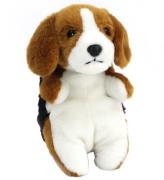 Living Nature Gosedjur - 16x10 cm - Baby Beagle - Brun/Vit